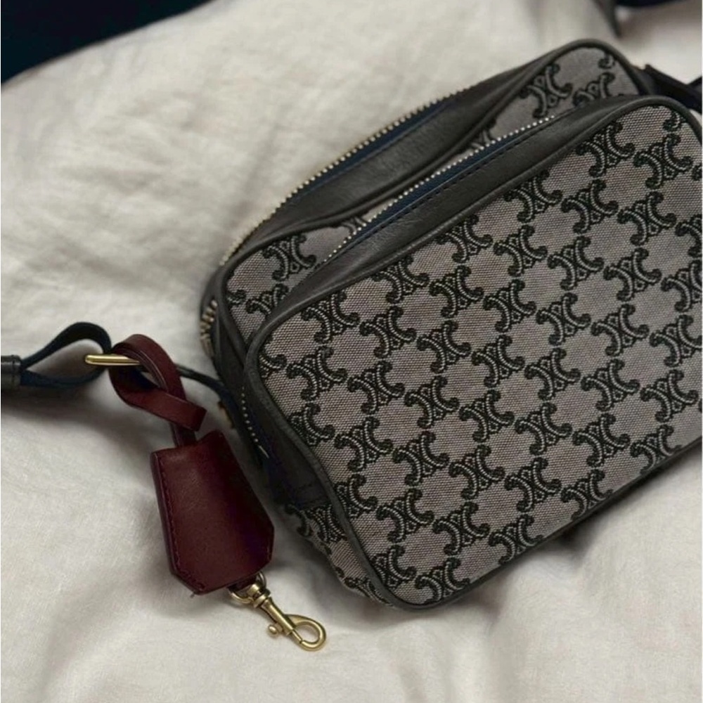 Celine Black and Gray Shoulder Bag - Picture 5 of 10